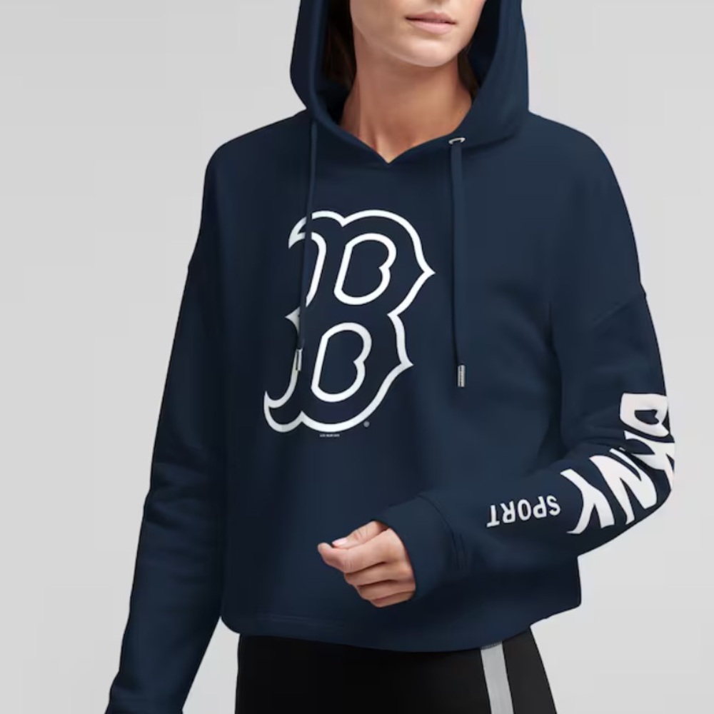 DKNY Boston Red Sox Sport Pullover Hoodie *navy blue*